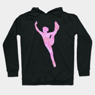 Pink Figure Skater Hoodie